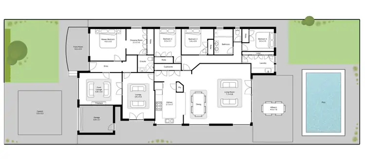 Floorplan of Homely house listing, 96 Nanson Street, Wembley WA 6014