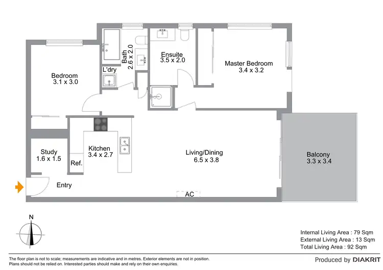 Floorplan of Homely unit listing, 13/95 Beckett Road, Mcdowall QLD 4053