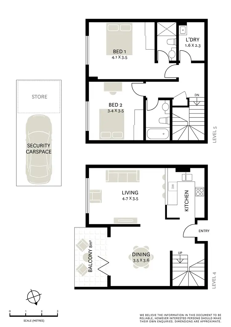 Floorplan of Homely apartment listing, 40/27-51 Palmer Street, Woolloomooloo NSW 2011