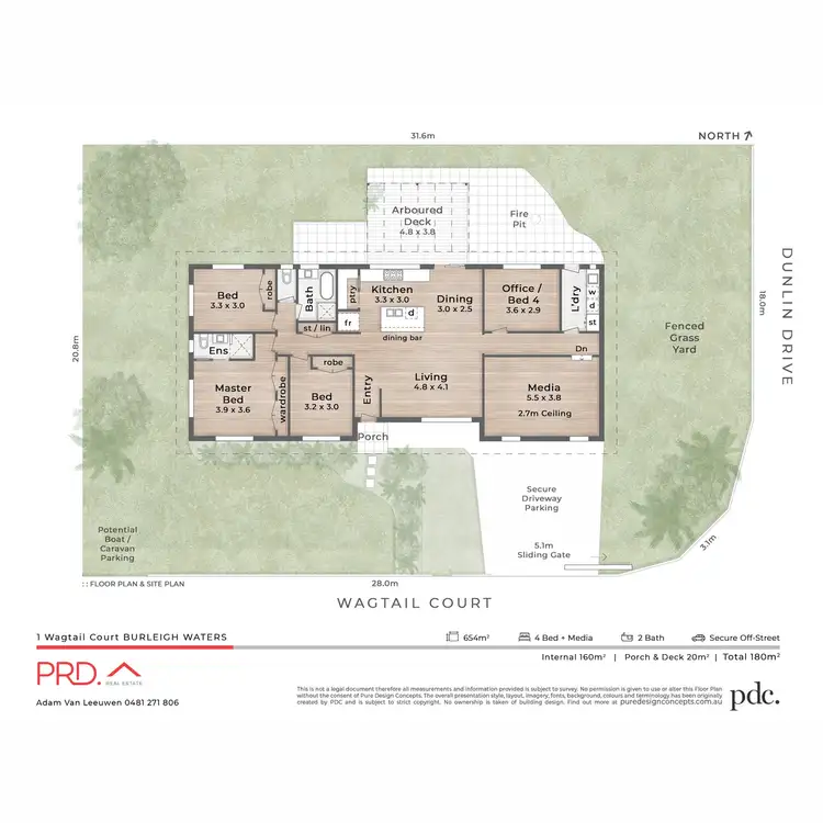 Floorplan of Homely house listing, 1 Wagtail Court, Burleigh Waters QLD 4220