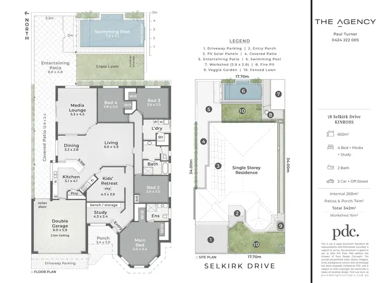 Floorplan of Homely house listing, 78 Selkirk Drive, Kinross WA 6028