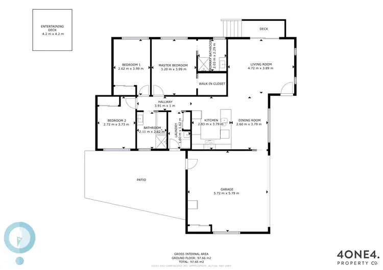 Floorplan of Homely house listing, 8 Elaia Drive, Risdon Vale TAS 7016