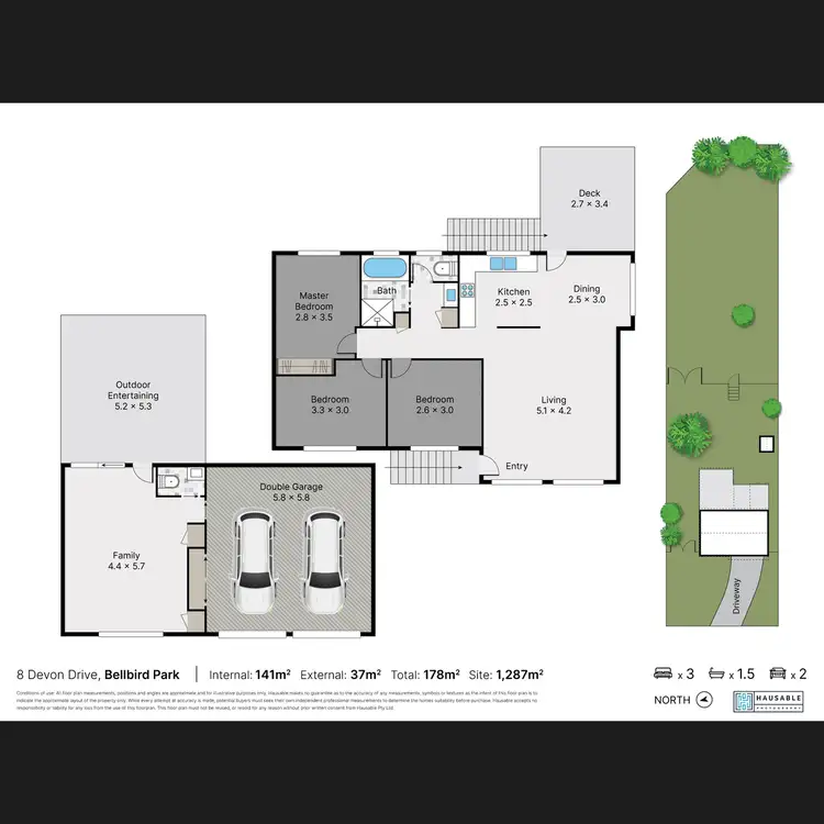 Floorplan of Homely house listing, 8 Devon Drive, Bellbird Park QLD 4300