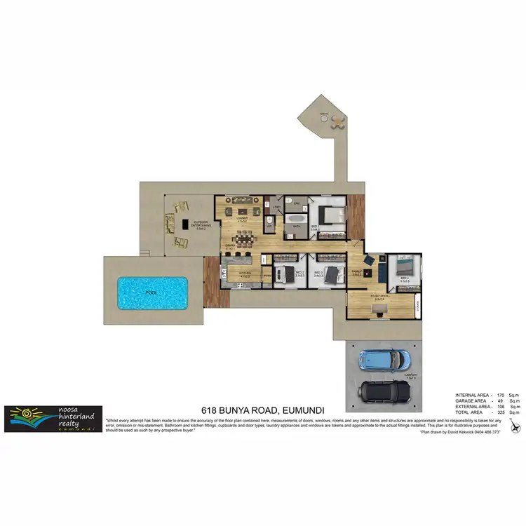 Floorplan of Homely house listing, 618 Bunya Road, Eumundi QLD 4562