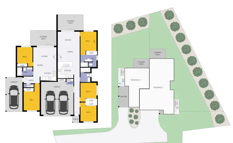 Floorplan of Homely house listing, 11 Lemon Myrtle Place, Woombye QLD 4559