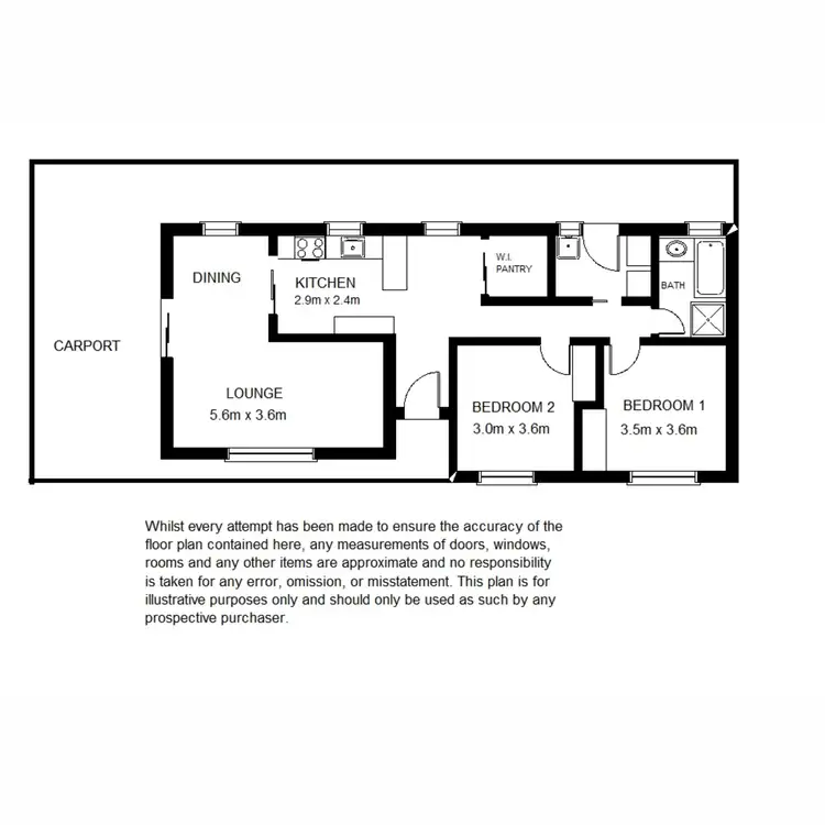 Floorplan of Homely house listing, 25 Park Terrace, Quorn SA 5433