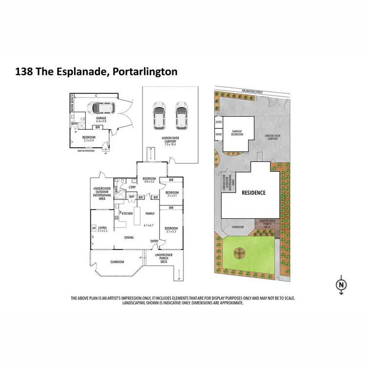 Floorplan of Homely house listing, 138 The Esplanade, Portarlington VIC 3223