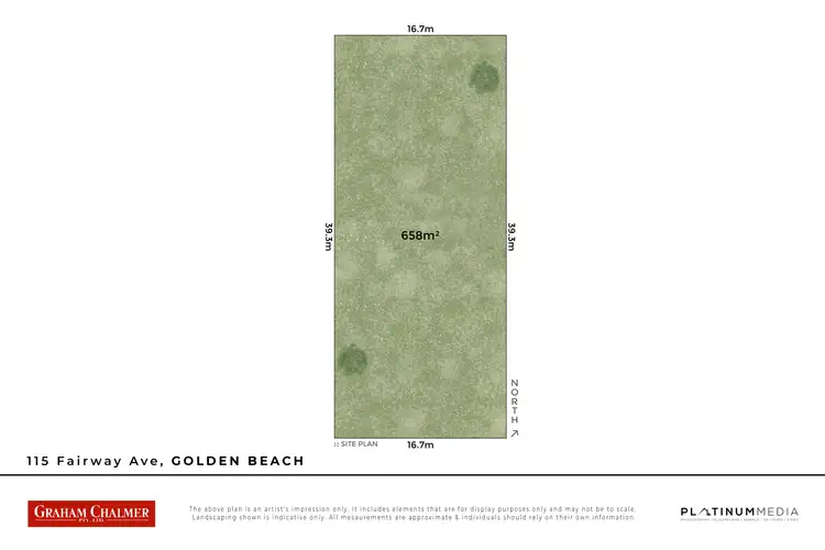 Floorplan of Homely land listing, 115 Fairway Avenue, Golden Beach VIC 3851