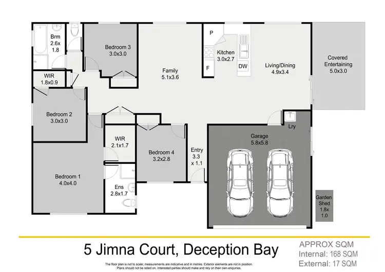 Floorplan of Homely house listing, 5-7 Jimna Court, Deception Bay QLD 4508