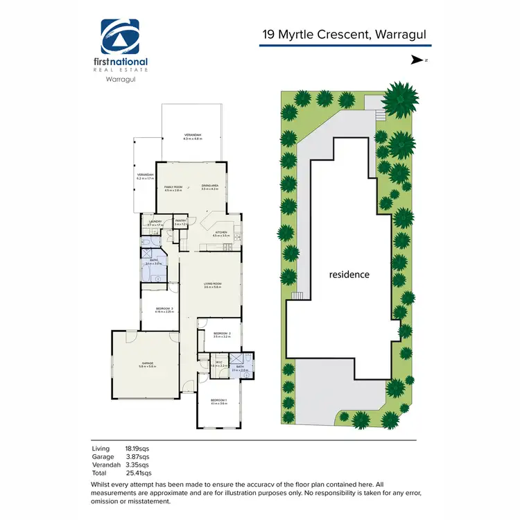 Floorplan of Homely house listing, 19 Myrtle Crescent, Warragul VIC 3820