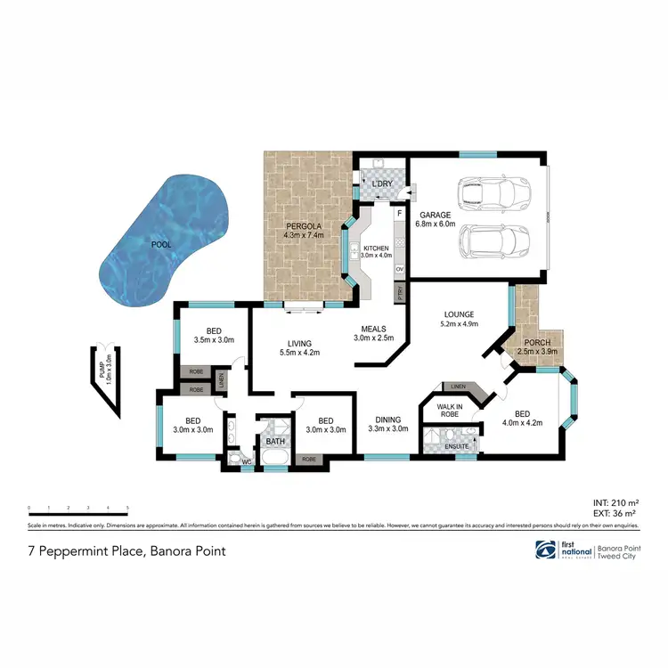 Floorplan of Homely house listing, 7 Peppermint Place, Banora Point NSW 2486
