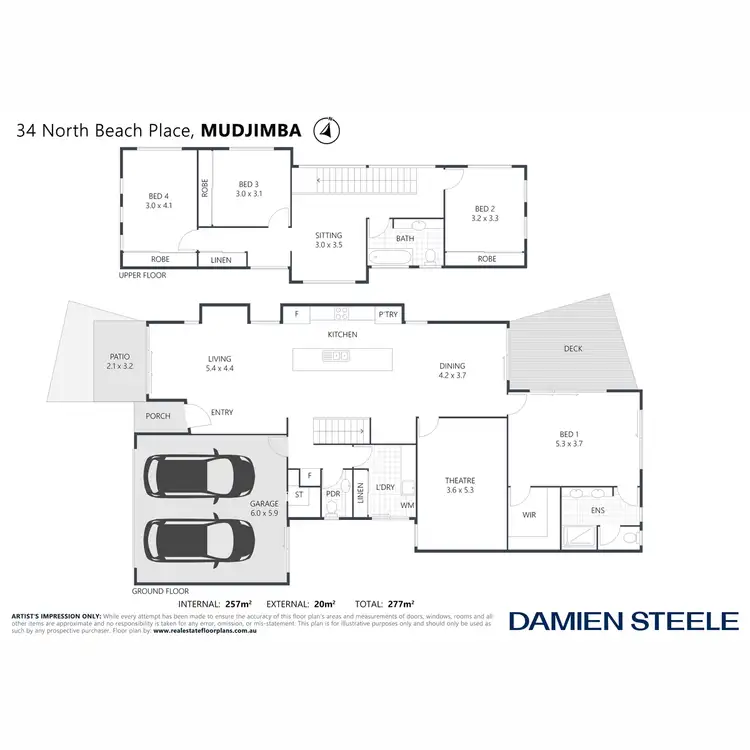 Floorplan of Homely house listing, 34 North Beach Place, Mudjimba QLD 4564