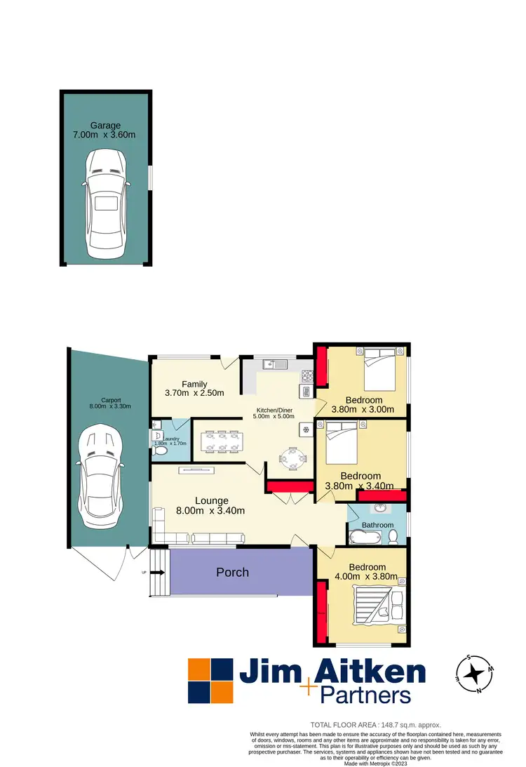 Floorplan of Homely house listing, 6 Joseph Street, Kingswood NSW 2747