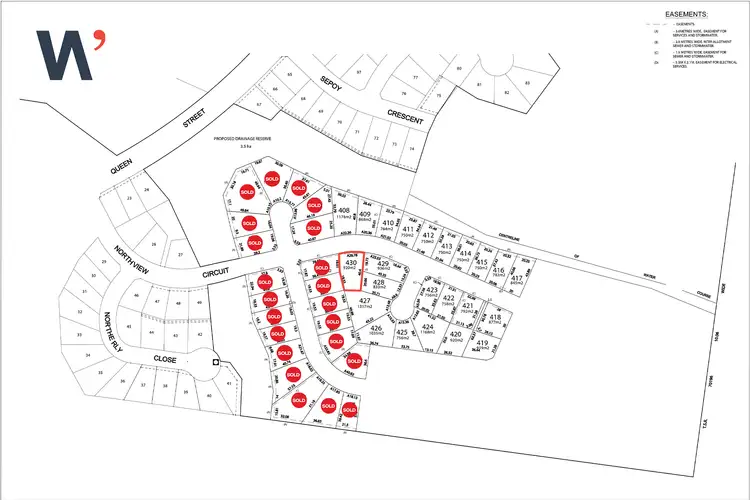 Floorplan of Homely land listing, LOT 430 Northview, Muswellbrook NSW 2333