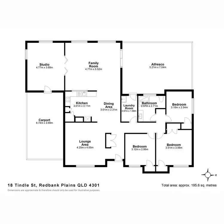 Floorplan of Homely house listing, 18 Tindle Street, Redbank Plains QLD 4301