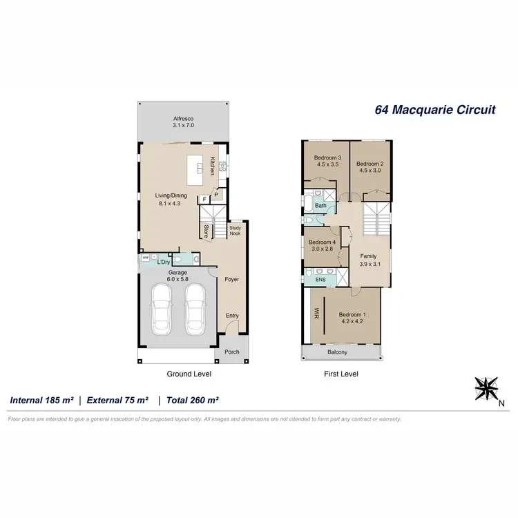 Floorplan of Homely house listing, 64 Macquarie Circuit, Fitzgibbon QLD 4018
