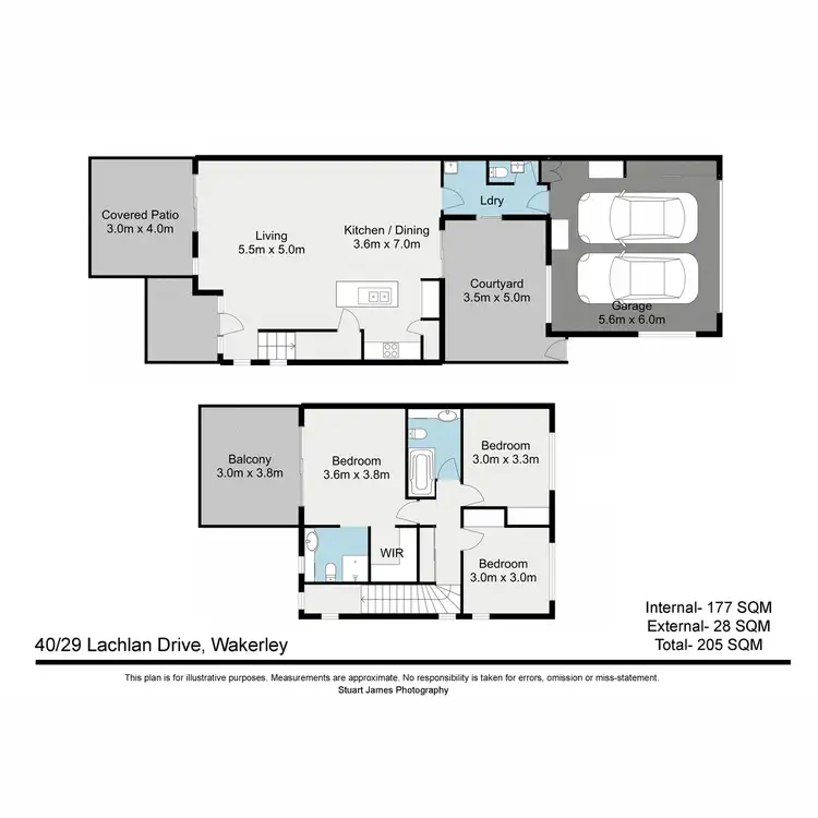 Floorplan of Homely townhouse listing, 40/29 Lachlan Drive, Wakerley QLD 4154
