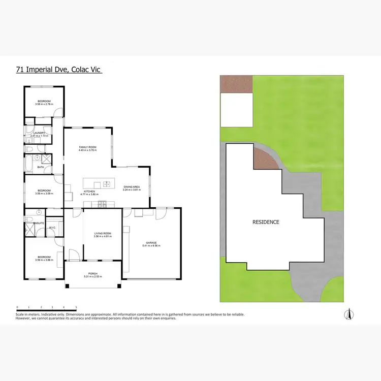 Floorplan of Homely house listing, 71 Imperial Drive, Colac VIC 3250