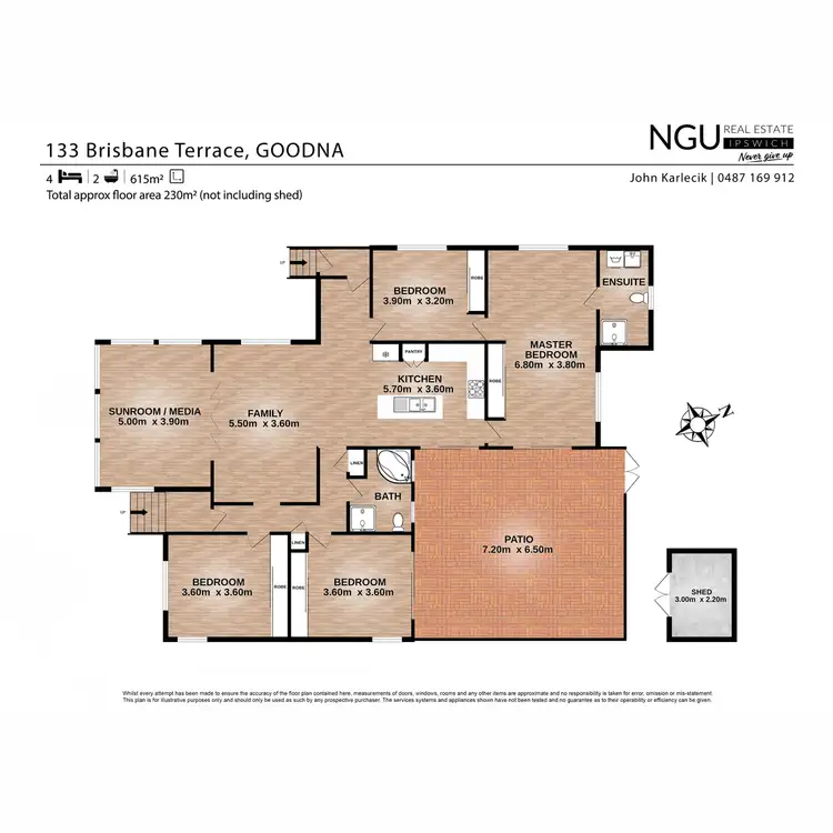 Floorplan of Homely house listing, 133 Brisbane Terrace, Goodna QLD 4300