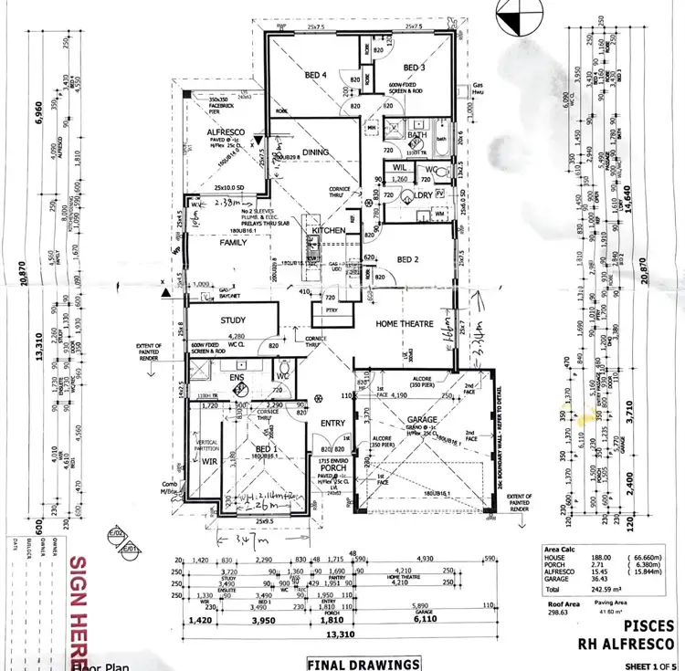 Floorplan of Homely house listing, 16 Millom Way, Bertram WA 6167