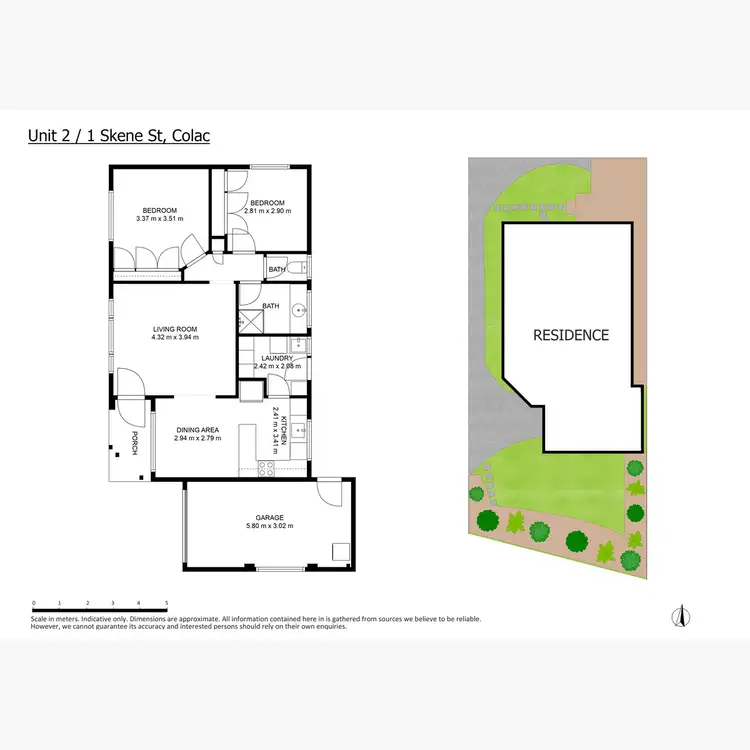 Floorplan of Homely unit listing, 2/1 Skene Street, Colac VIC 3250