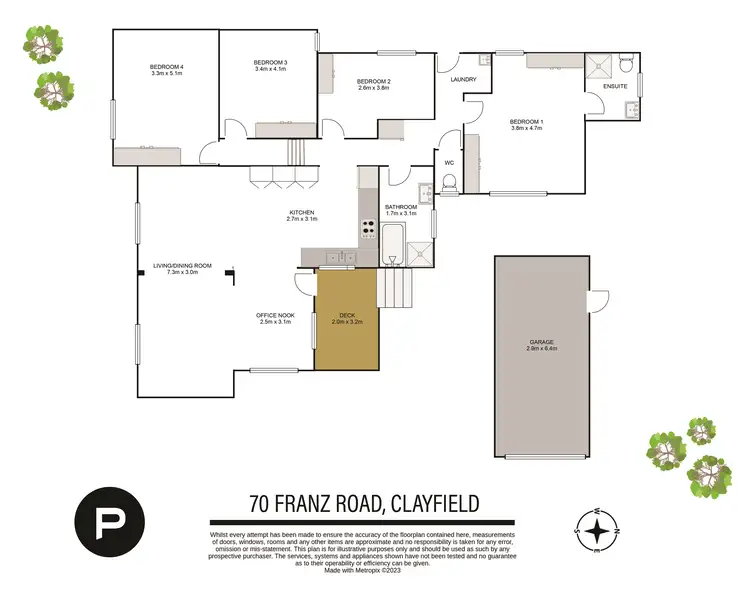 Floorplan of Homely house listing, 70 Franz Road, Clayfield QLD 4011