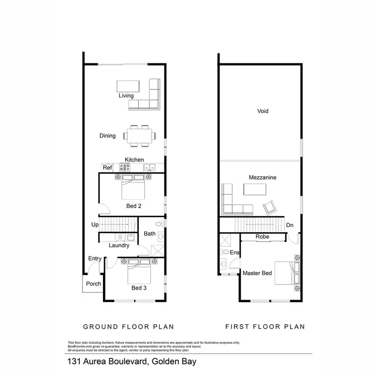 Floorplan of Homely house listing, 131 Aurea Boulevard, Golden Bay WA 6174