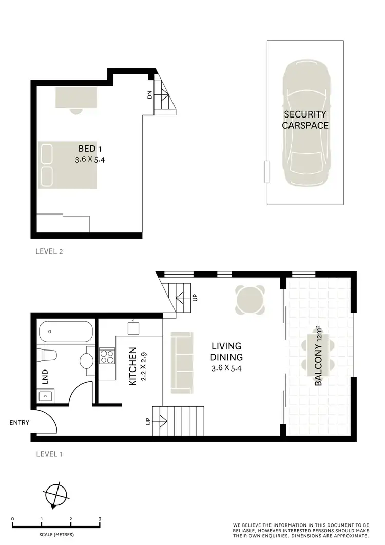 Floorplan of Homely apartment listing, 6/65-67 Fowler Street, Camperdown NSW 2050