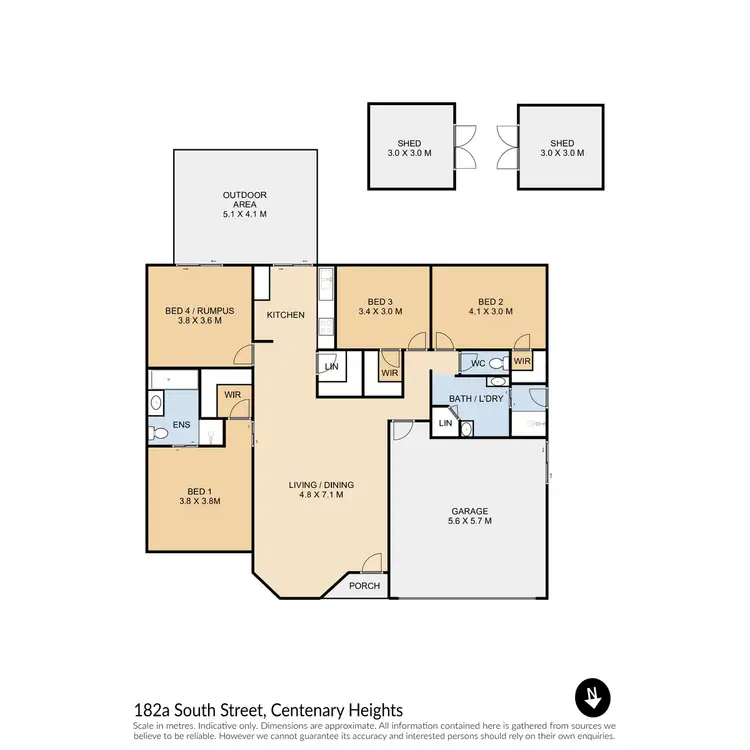 Floorplan of Homely house listing, 182A South Street, Centenary Heights QLD 4350