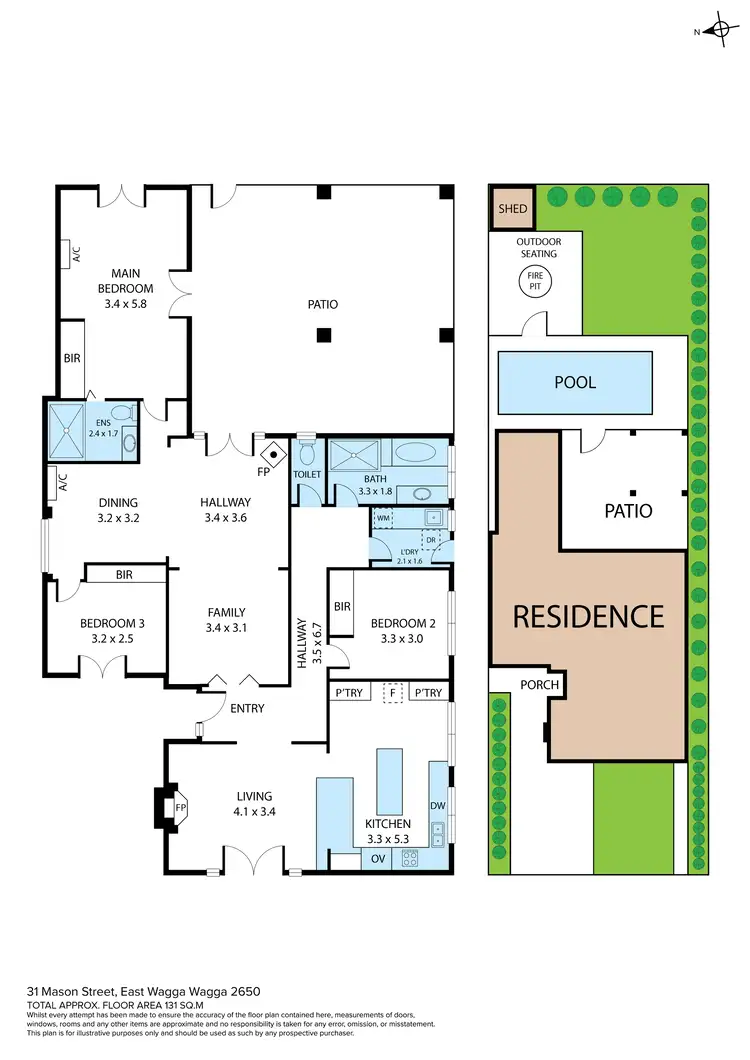Floorplan of Homely house listing, 31 Mason Street, East Wagga Wagga NSW 2650