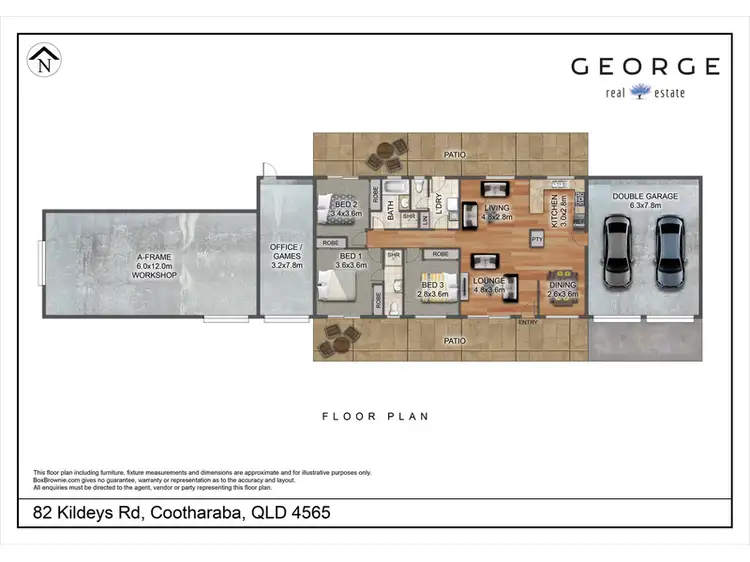Floorplan of Homely house listing, 82 Kildeys Road, Cootharaba QLD 4565