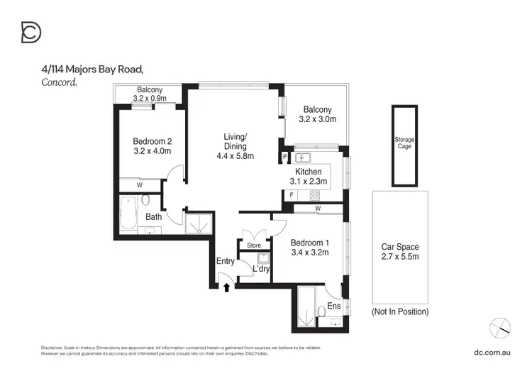 Floorplan of Homely apartment listing, 4/114 Majors Bay Road, Concord NSW 2137