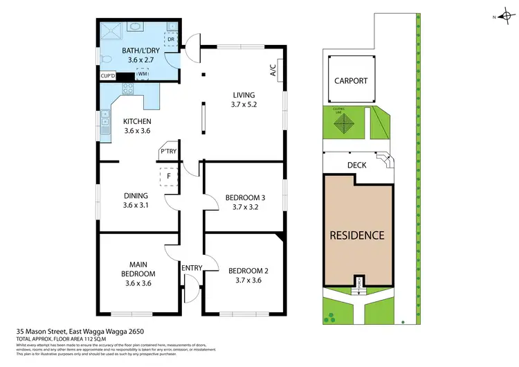 Floorplan of Homely house listing, 35 Mason Street, East Wagga Wagga NSW 2650