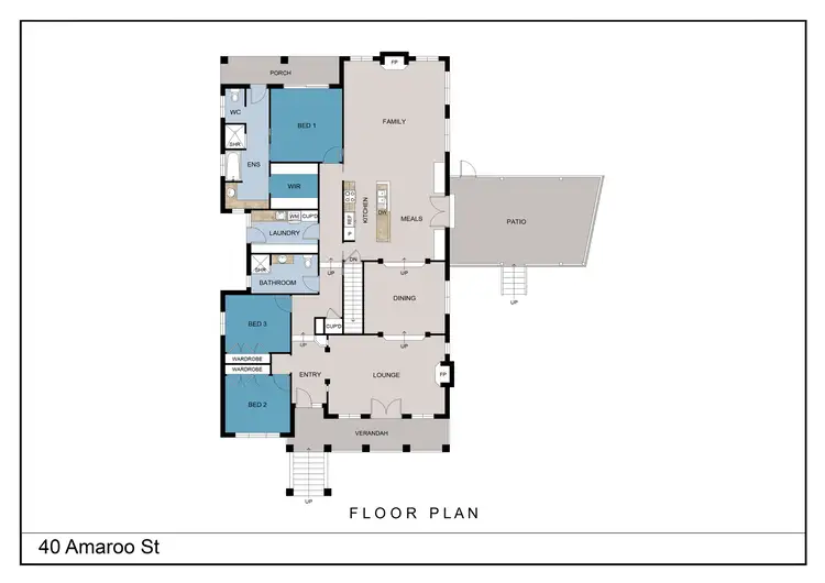 Floorplan of Homely house listing, 40 Amaroo Street, Kooringal NSW 2650