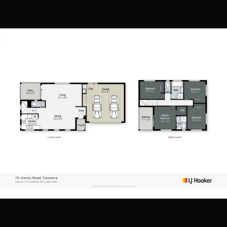 Floorplan of Homely house listing, 16 Jimmy Road, Coomera QLD 4209