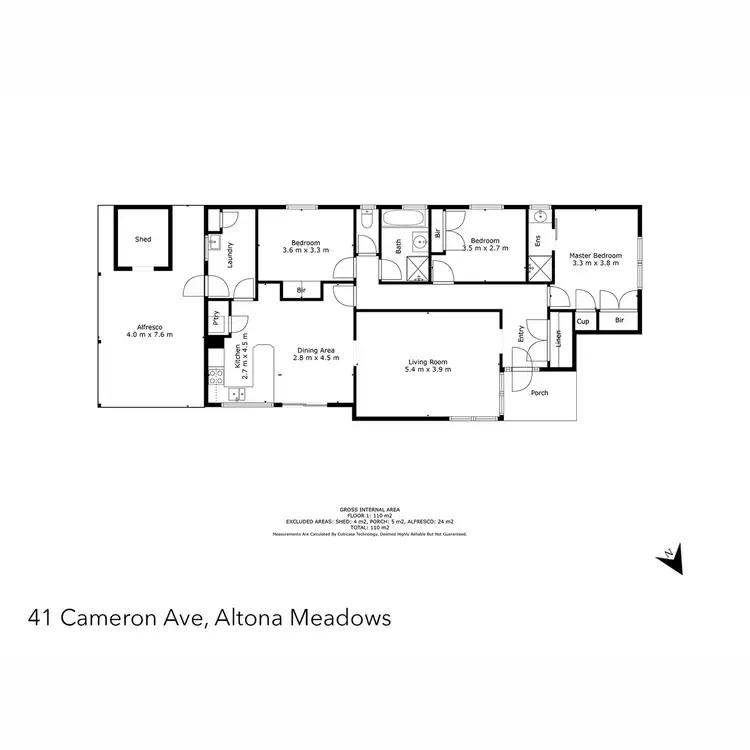 Floorplan of Homely house listing, 41 Cameron Avenue, Altona Meadows VIC 3028