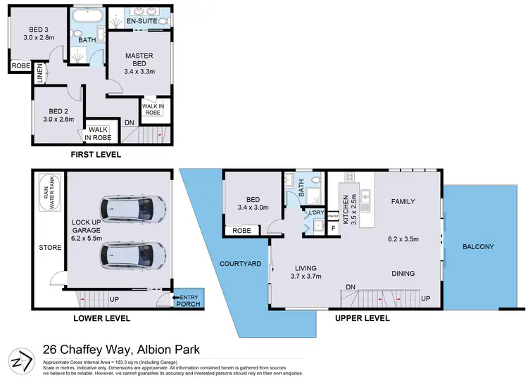 Floorplan of Homely house listing, 26 Chaffey Way, Albion Park NSW 2527