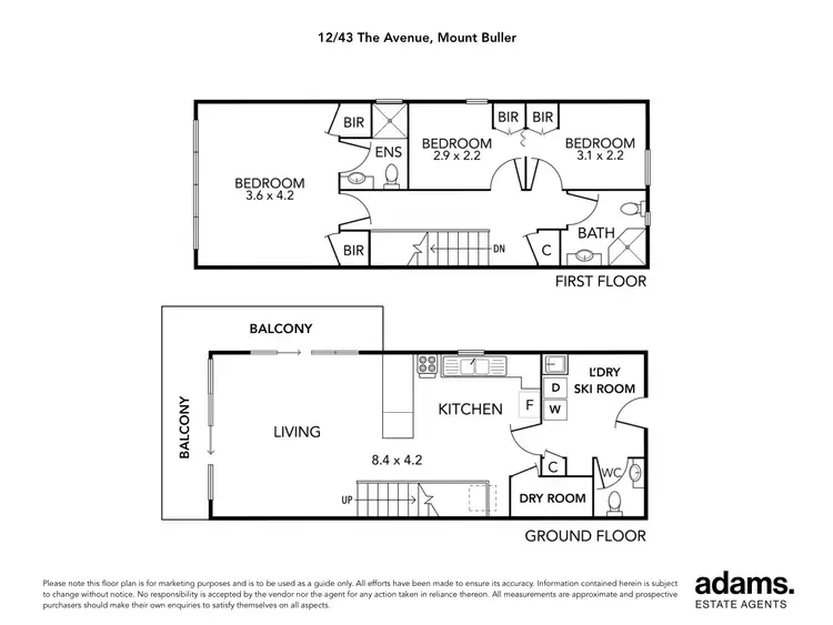 Floorplan of Homely townhouse listing, 12/43 The Avenue, Mount Buller VIC 3723