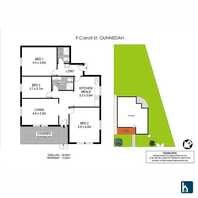 Floorplan of Homely house listing, 9 Carroll Street, Gunnedah NSW 2380