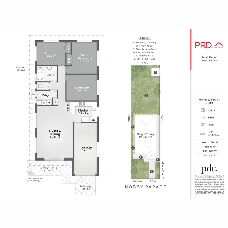 Floorplan of Homely house listing, 78 Nobby Parade, Miami QLD 4220