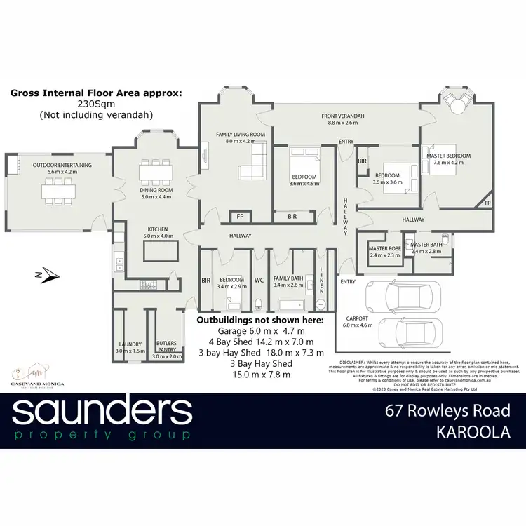 Floorplan of Homely rural property listing, 67 Rowleys Hill Road, Karoola TAS 7267