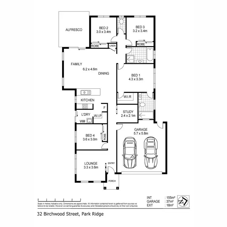 Floorplan of Homely house listing, 32 Birchwood Street, Park Ridge QLD 4125