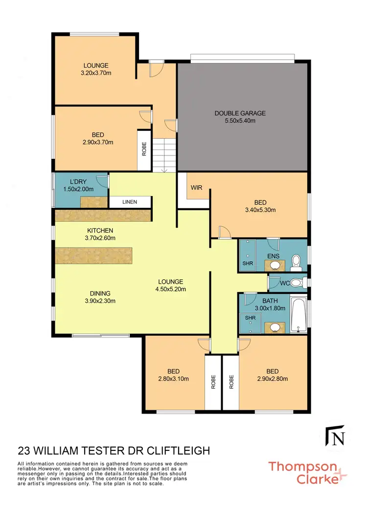 Floorplan of Homely house listing, 23 William Tester Drive, Cliftleigh NSW 2321