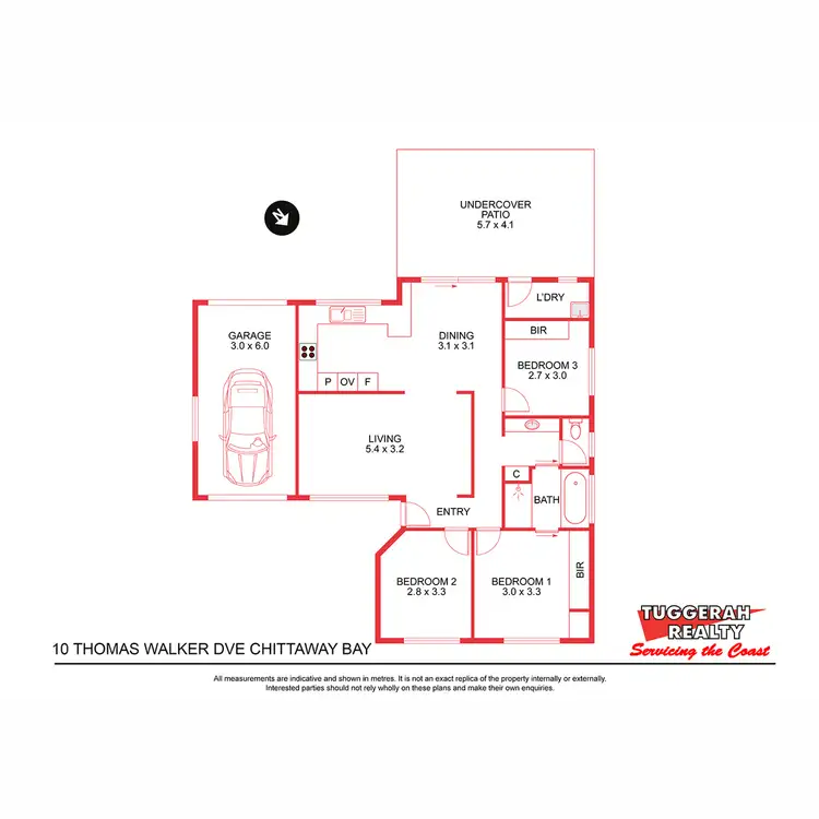 Floorplan of Homely house listing, 10 Thomas Walker Drive, Chittaway Bay NSW 2261