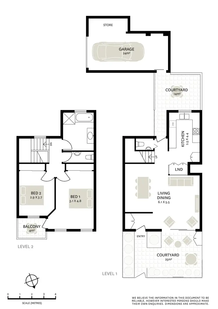 Floorplan of Homely townhouse listing, 5/51 Piper Street (Enter via White Street), Lilyfield NSW 2040