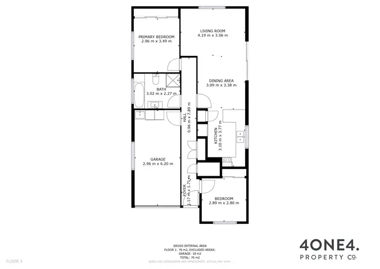Floorplan of Homely unit listing, 7/5 Ralph Terrace, Rokeby TAS 7019