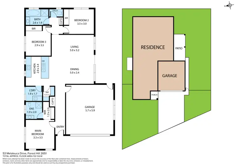 Floorplan of Homely house listing, 53 Melaleuca Drive, Forest Hill NSW 2651
