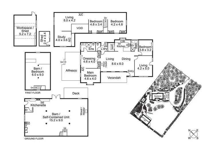 Floorplan of Homely house listing, 156 Weeroona Street, Rye VIC 3941