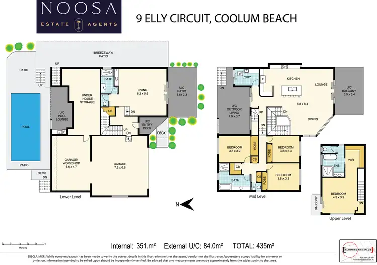 Floorplan of Homely house listing, 9 Elly Circuit, Coolum Beach QLD 4573