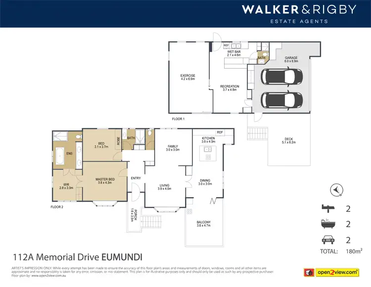 Floorplan of Homely house listing, 112A Memorial Drive, Eumundi QLD 4562